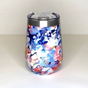 Manna Stemless Insulated Wine Cup - Watercolor Floral 12oz
